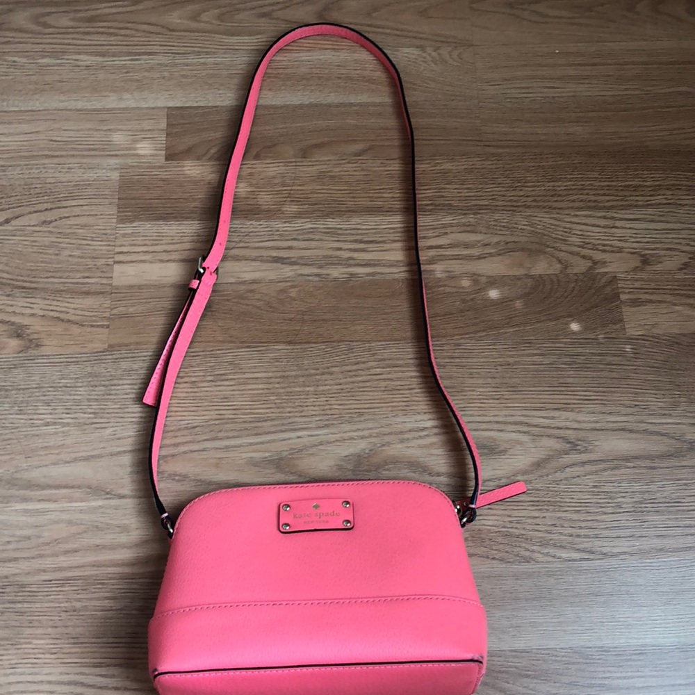 Pink Kate spade Wesley Hanna crossbody purse